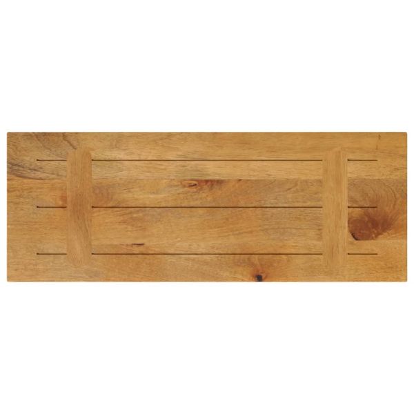 Плот за маса 70x30x2,5 см правоъгълен, масивно дърво, цвят манго