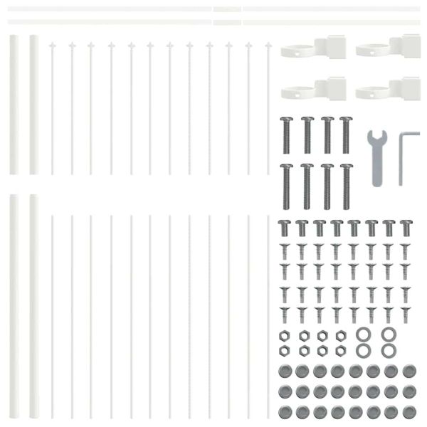 Градска ограда WOERDEN 1,7 x 1,5 m Прахово боядисана стомана