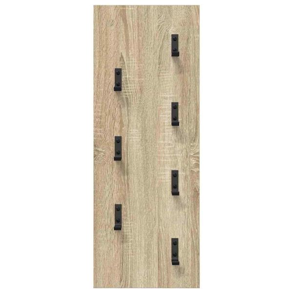 Стенен закачалка за палта Сонома дъб 30 x 1,5 x 80 см