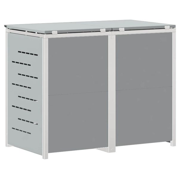 Съхранение на контейнер for 2 Bins 240L Неръждаема стомана Сиво