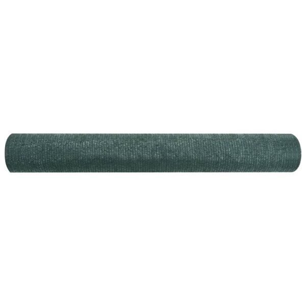 Засенчваща мрежа зелена 1,5x10 м HDPE 75 г/м²
