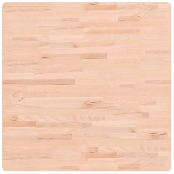 Плот за маса 80x80x2,5 см квадратен масивен бук