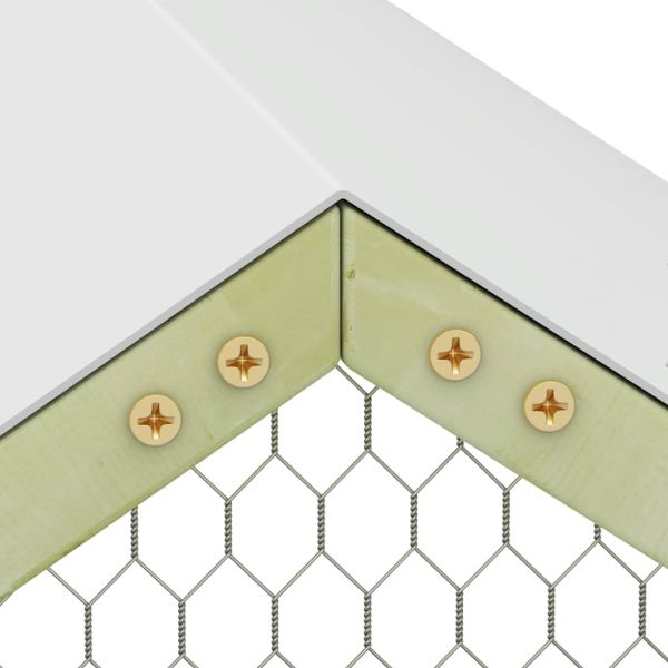 Клетка за пилета, 4,5x1,5x2 м, импрегниран бор