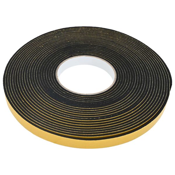 Самоотлепваща се пяна лента Черно 15mm x 10m CR пяна