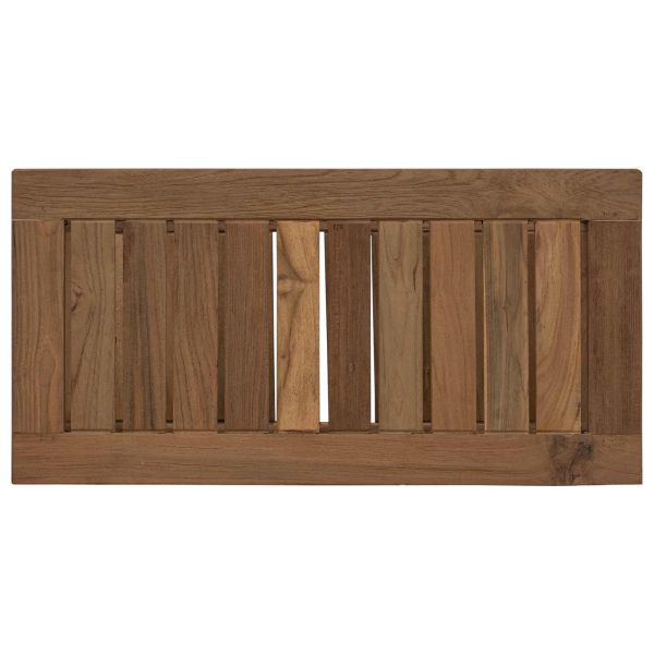 Маса за баня Натурално 60 x 30 x 45 cm Солидно тиково дърво