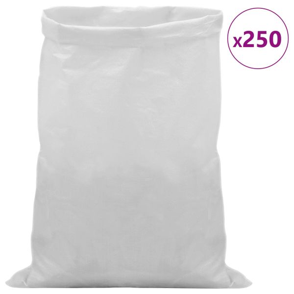 Тъкани чували 250 бр. Бяло 30 x 45 см ПП