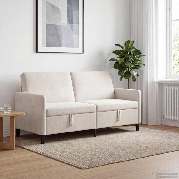 Диван с storage Кремаво 172 x 78 x 87 см Полиестер