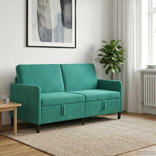 Диван с storage Тюркоаз 172 x 78 x 87 см Полиестер