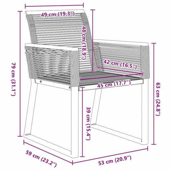 Комплект за хранене в градината 7 pcs Черно