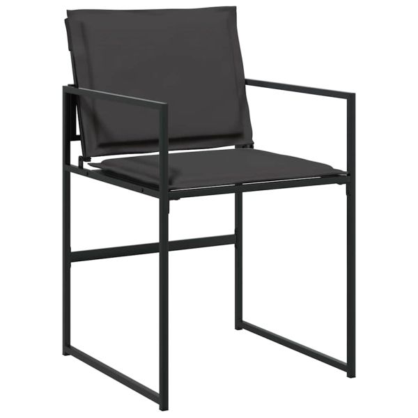 Комплект за хранене в градината 9 pcs Черно 200 x 80 x 73 см