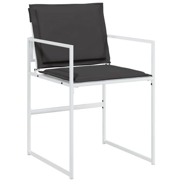 Комплект за хранене в градината 9 pcs Бяло 200 x 80 x 73 см