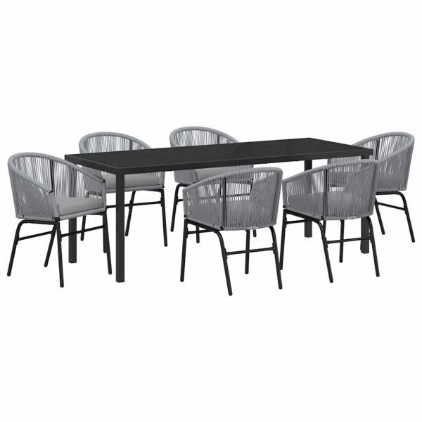 Комплект за хранене в градината 7 pcs Антрацит