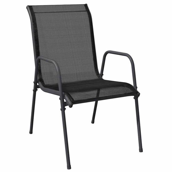 Комплект за хранене в градината 9 pcs Черно