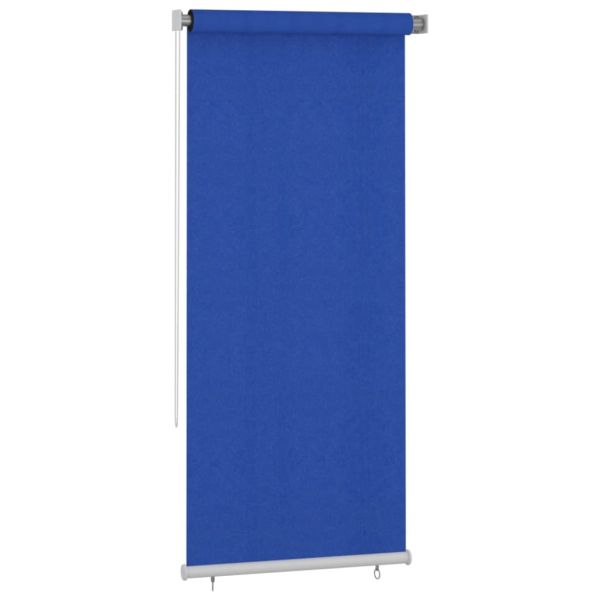 Външна ролетна щора, 105(Ш)x230(В) см, синя, HDPE