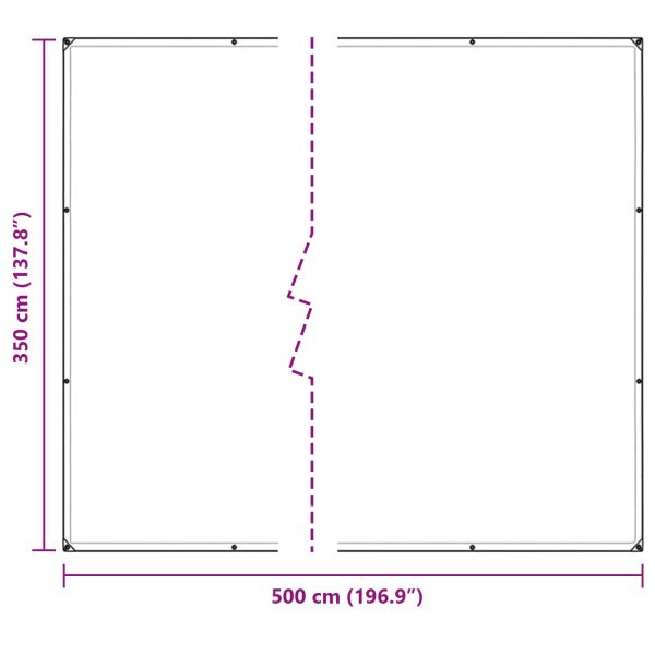 Покритие за растения Прозрачен 5 × 3,5 m ПЕ