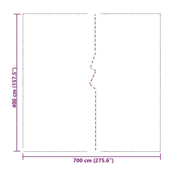 Покритие за растения Прозрачен 7 x 4 m ПЕ