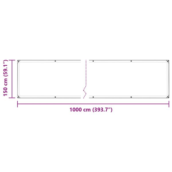 Тарапо Прозрачен 10 x 1,5 m ПЕ