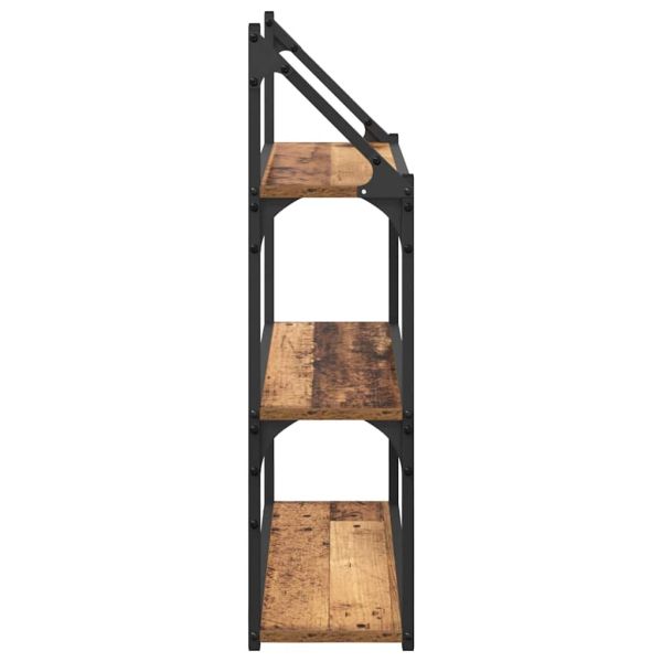 Стенен рафт Старо дърво 60 x 21 x 78,5 cm Инженерно дърво