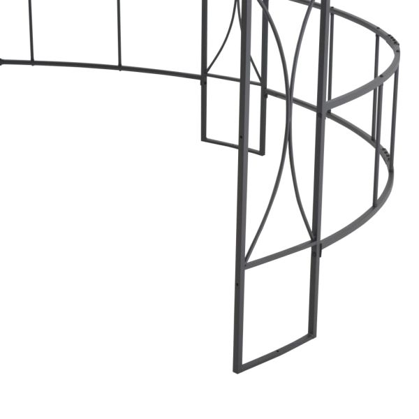 Шатра, 300x290 см, бяла, кръгла