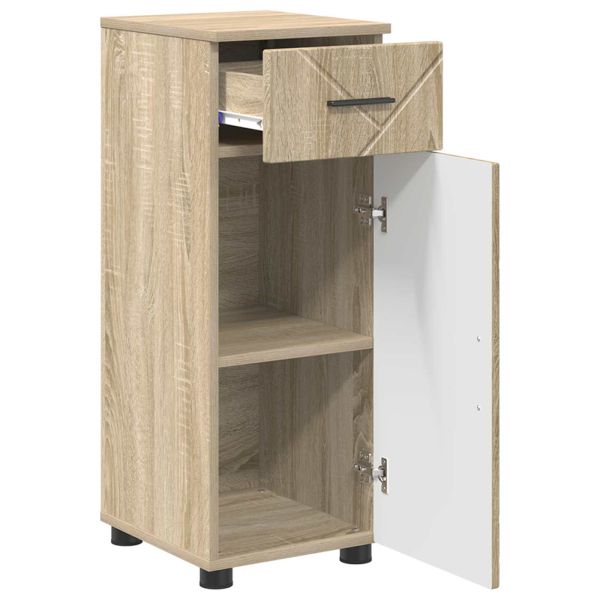 Шкаф за баня Сонома дъб 30 x 35 x 80 см