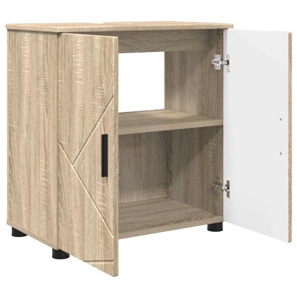 Шкаф за баня Сонома дъб 61 x 35 x 64 см