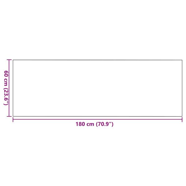 Мат за врата Черно 60 x 180 cm 100% Полиамид