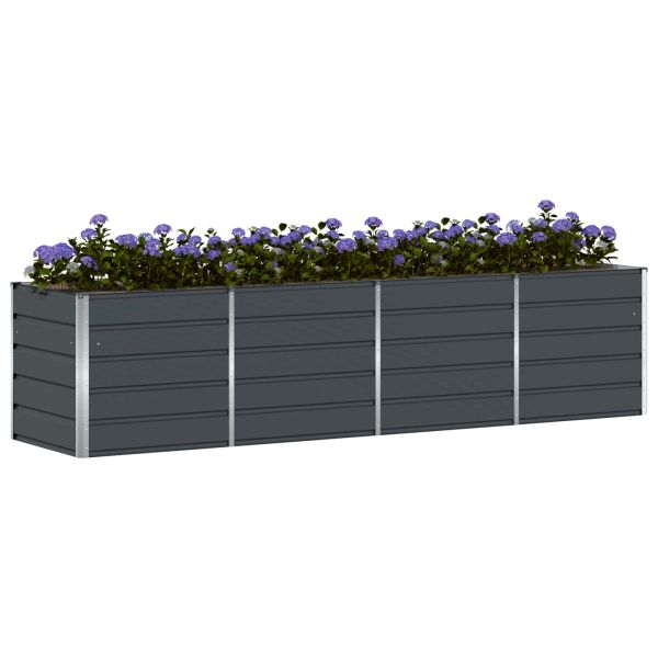 Кашпа Антрацит 320 x 80 x 75 см Стомана
