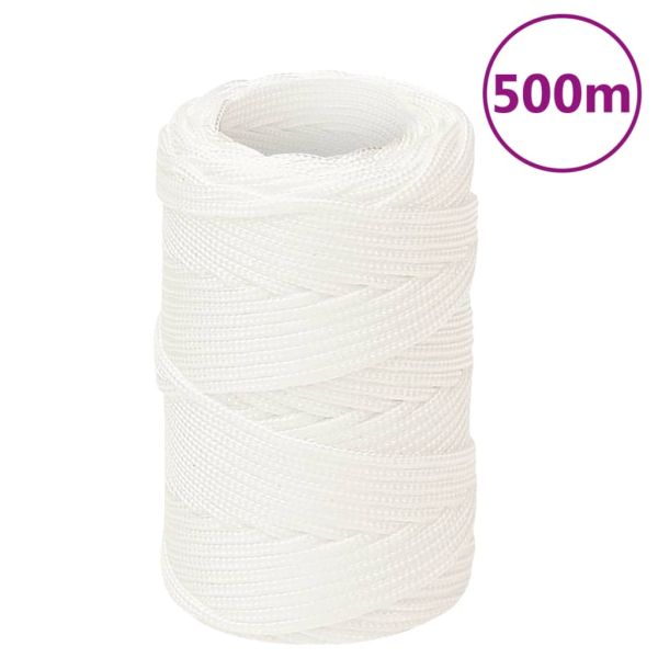 Въже за лодка бяло 2 мм 500 м полипропилен