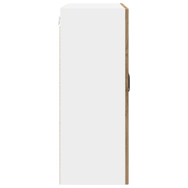 Стенен стъклен шкаф PORTO Дъб 80 x 31 x 80 см