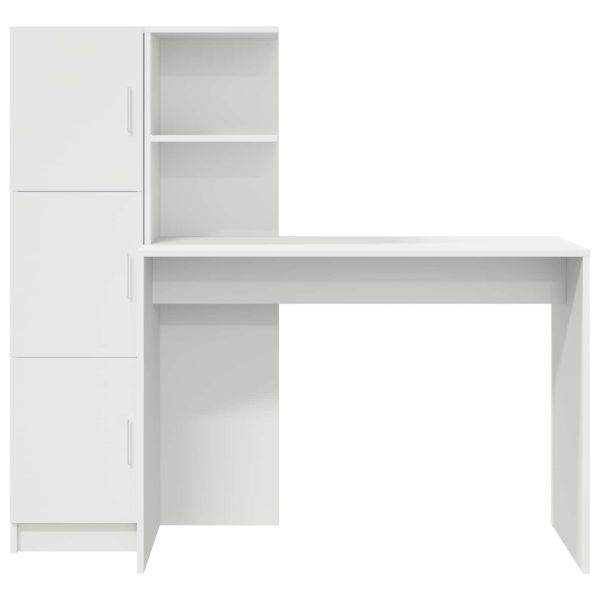 Бюро Бяло 133.5 x 50 x 124 см 2 бр.
