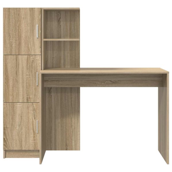 Бюро Сонома дъб 133.5 x 50 x 124 см 2 бр.
