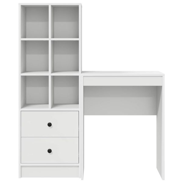Бюро Бяло 105,5 x 34 x 127 см 2 бр.