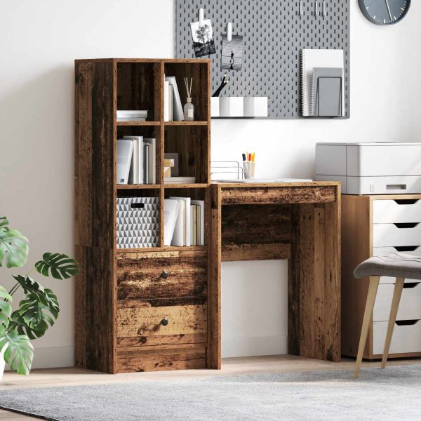 Бюро Старо дърво 105,5 x 34 x 127 см 2 бр.