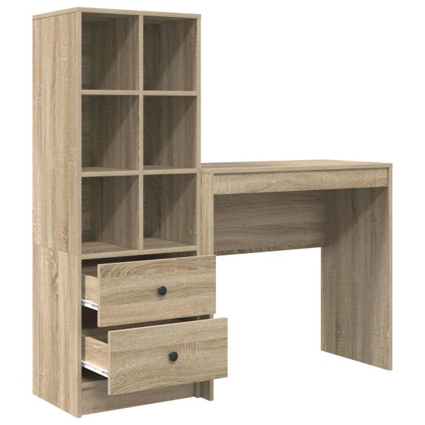 Бюро Сонома дъб 125,5 x 40 x 127 см 2 бр.