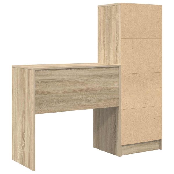 Бюро Сонома дъб 125,5 x 40 x 127 см 2 бр.