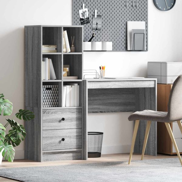 Бюро Сив Сонома 125,5 x 40 x 127 см 2 бр.
