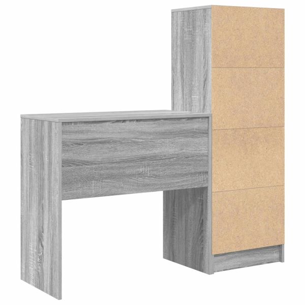 Бюро Сив Сонома 125,5 x 40 x 127 см 2 бр.