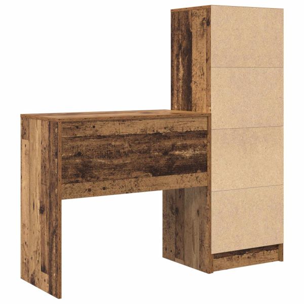 Бюро Старо дърво 125,5 x 40 x 127 см 2 бр.