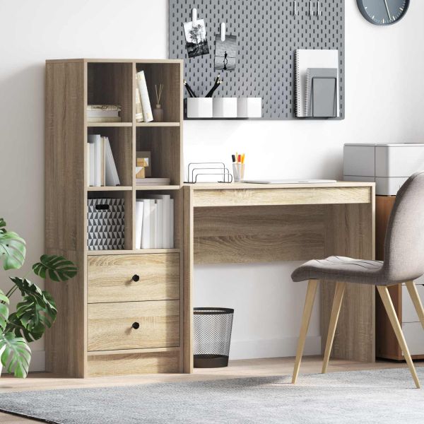 Бюро Сонома дъб 135,5 x 40 x 127 см 2 бр.