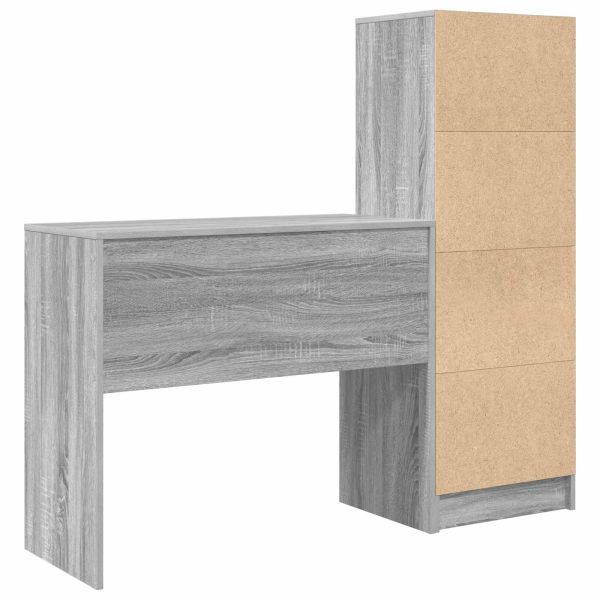 Бюро Сив Сонома 135,5 x 40 x 127 см 2 бр.