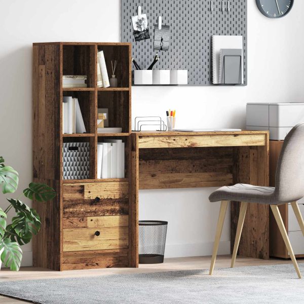 Бюро Старо дърво 135,5 x 40 x 127 см 2 бр.