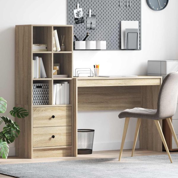 Бюро Сонома дъб 145,5 x 40 x 127 см 2 бр.