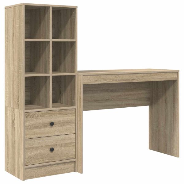 Бюро Сонома дъб 145,5 x 40 x 127 см 2 бр.