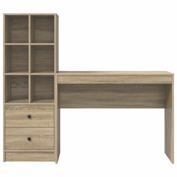 Бюро Сонома дъб 145,5 x 40 x 127 см 2 бр.