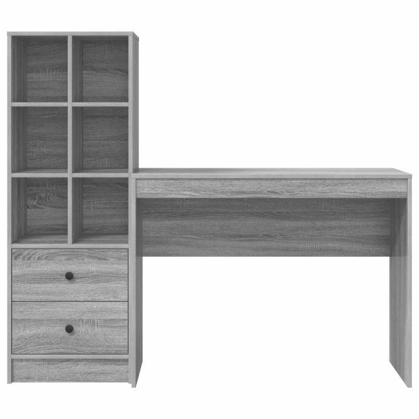 Бюро Сив Сонома 145,5 x 40 x 127 см 2 бр.