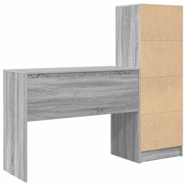 Бюро Сив Сонома 145,5 x 40 x 127 см 2 бр.