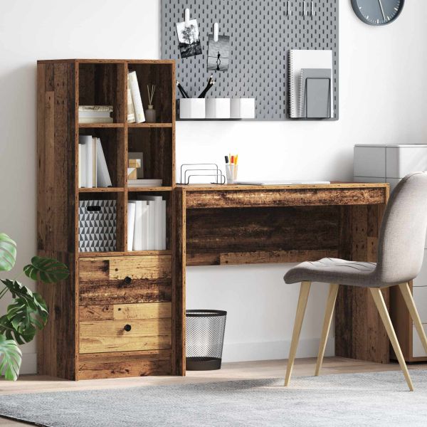 Бюро Старо дърво 145,5 x 40 x 127 см 2 бр.