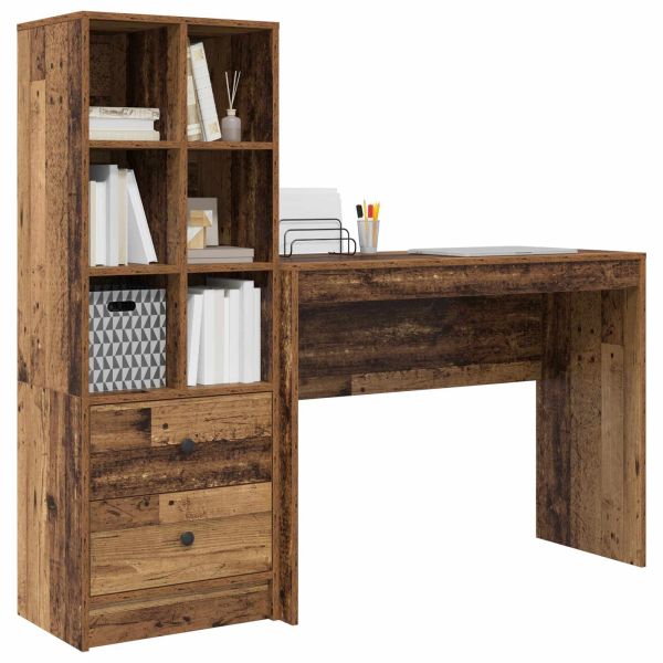Бюро Старо дърво 145,5 x 40 x 127 см 2 бр.