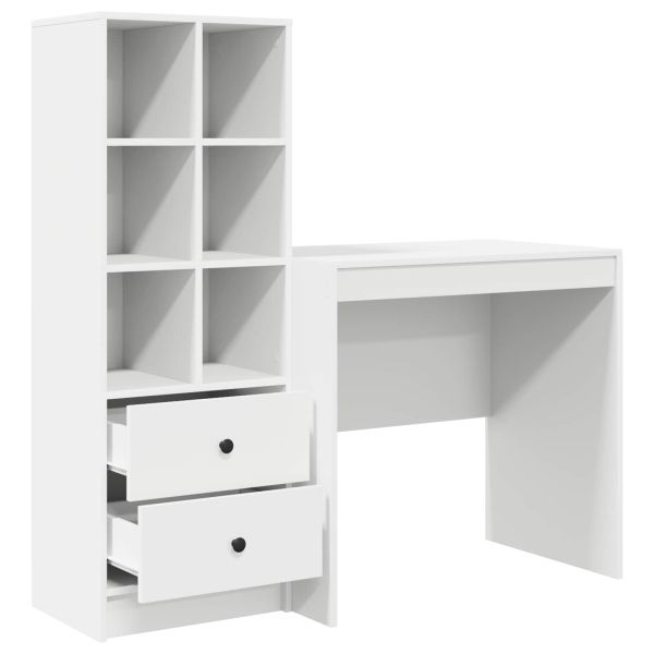 Бюро Бяло 125,5 x 50 x 127 см 2 бр.