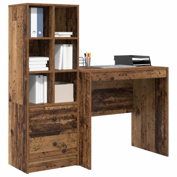 Бюро Старо дърво 125,5 x 50 x 127 см 2 бр.